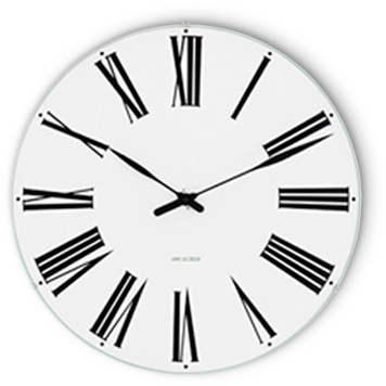 Classic White Wall Clock PNG image