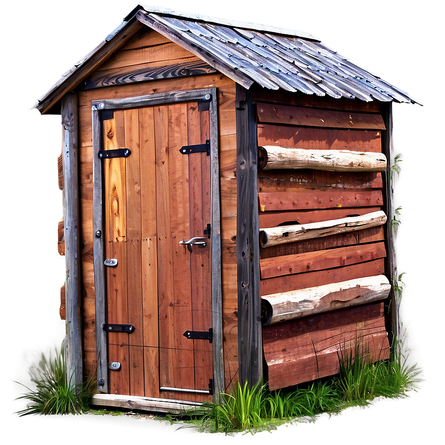 Classic Wooden Outhouse Png 57 PNG image