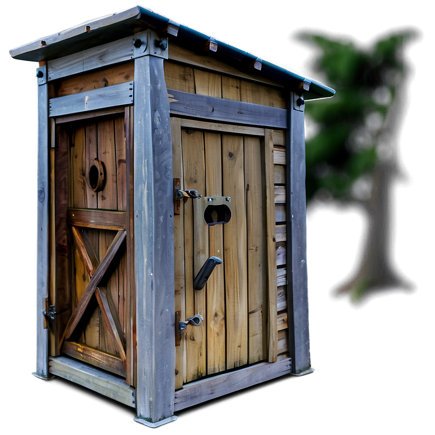 Classic Wooden Outhouse Png Tpk PNG image