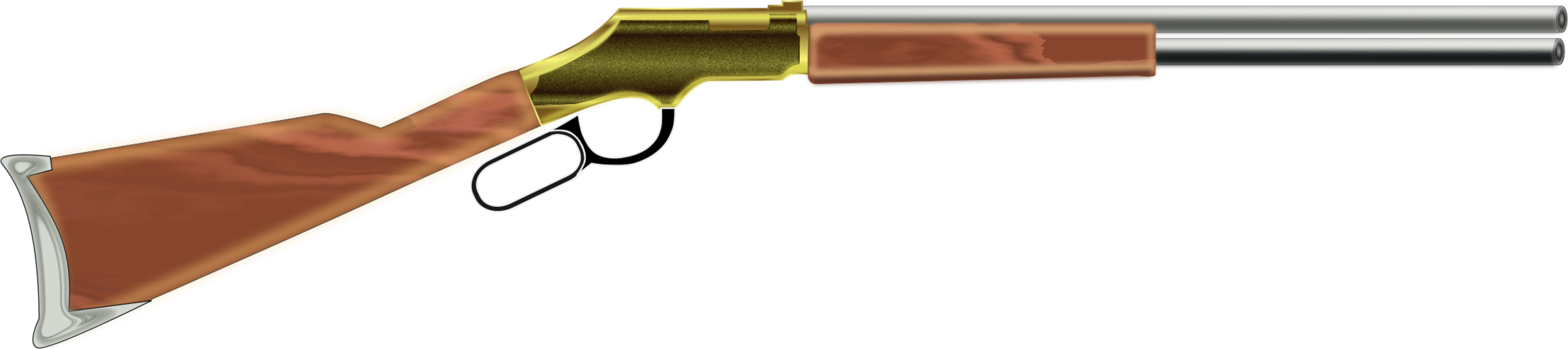 Classic Wooden Stock Shotgun PNG image