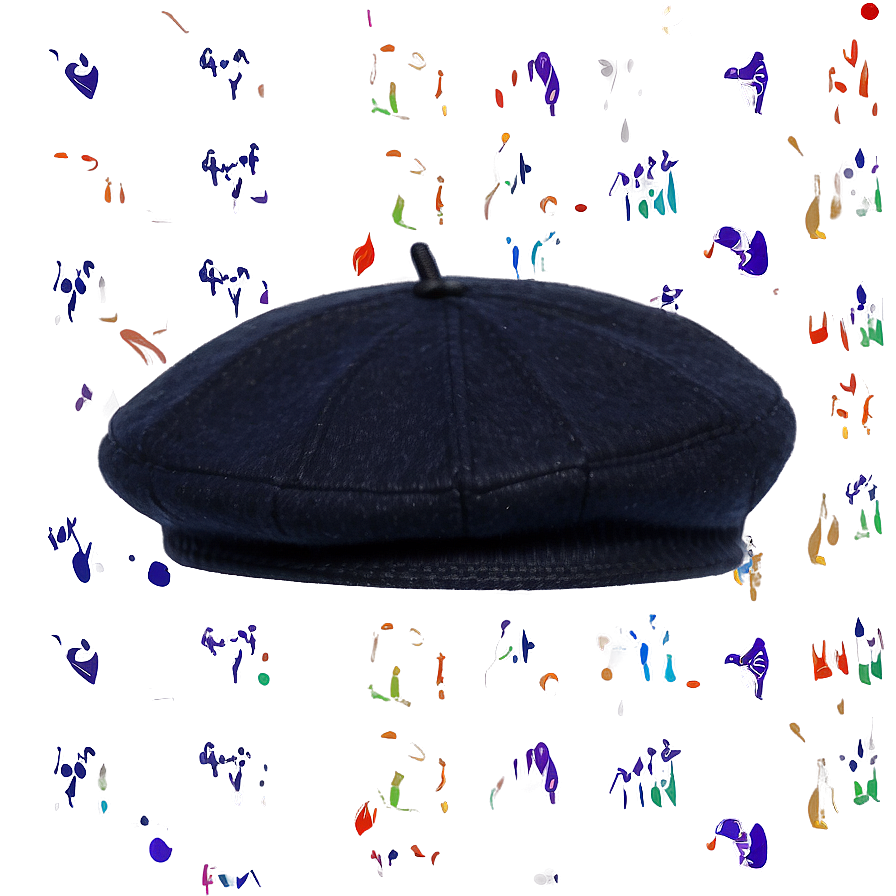 Classic Wool Beret Png 06122024 PNG image