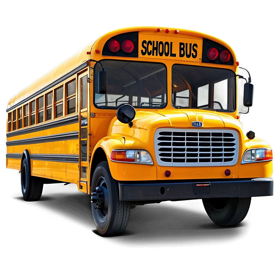 Classic Yellow School Bus Png 05062024 PNG image