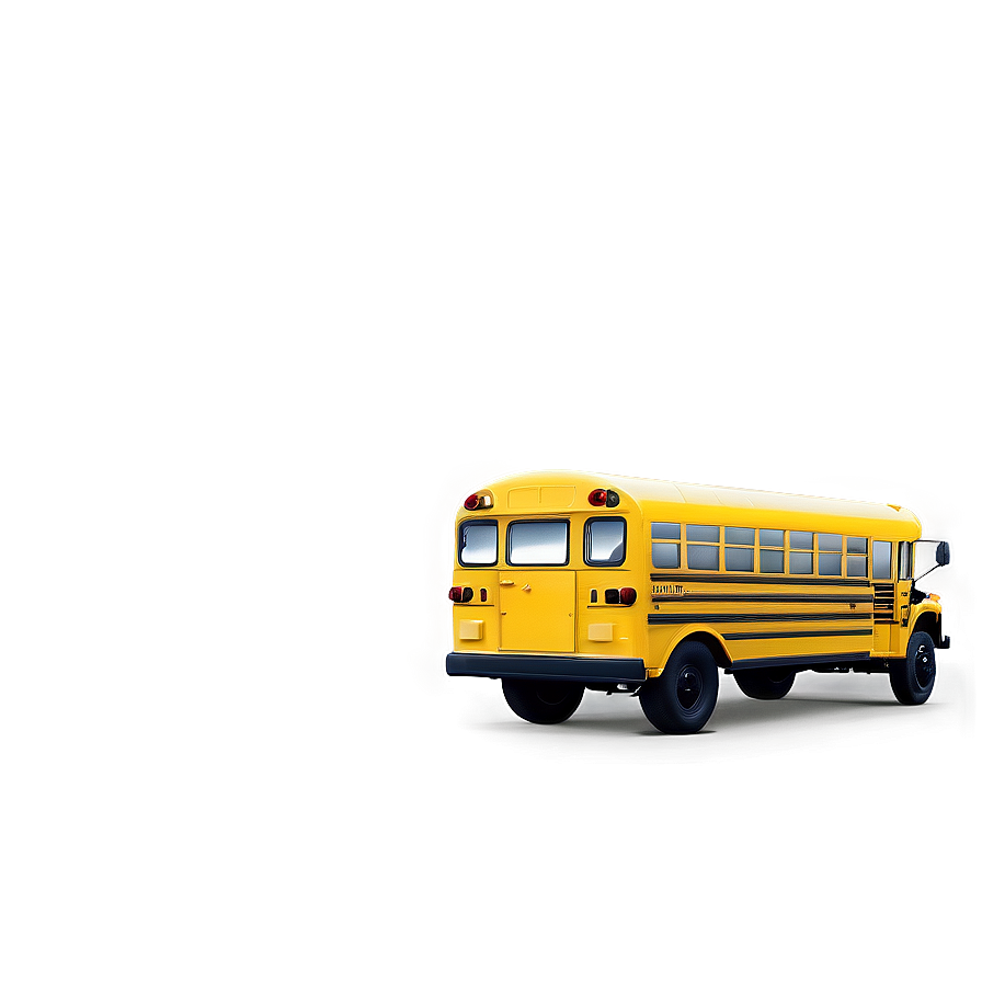 Classic Yellow School Bus Png 29 PNG image