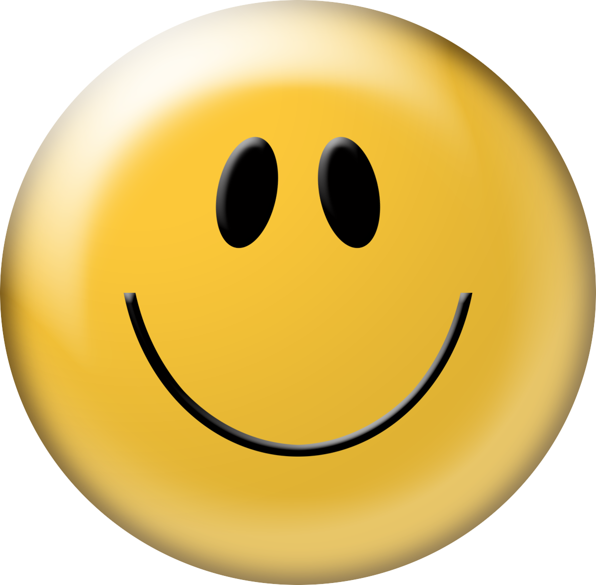 Classic Yellow Smiley Face PNG image