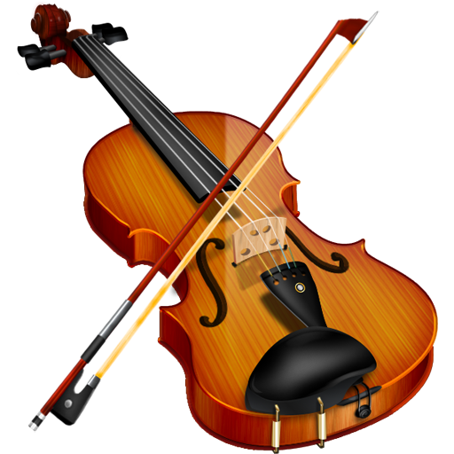 Classical Violinand Bow PNG image