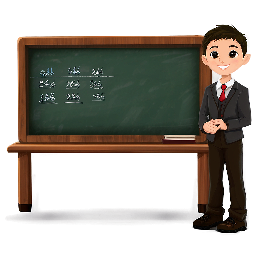 Classroom Blackboard Png 05232024 PNG image