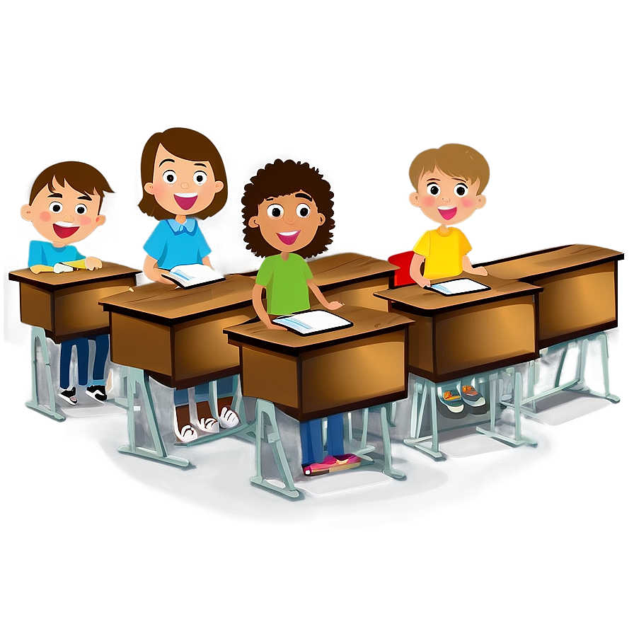 Classroom Cartoon Png Pip24 PNG image