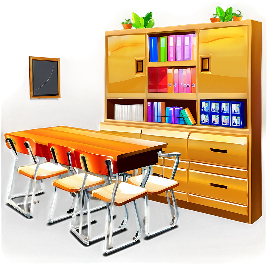 Classroom Illustration Png 05232024 PNG image