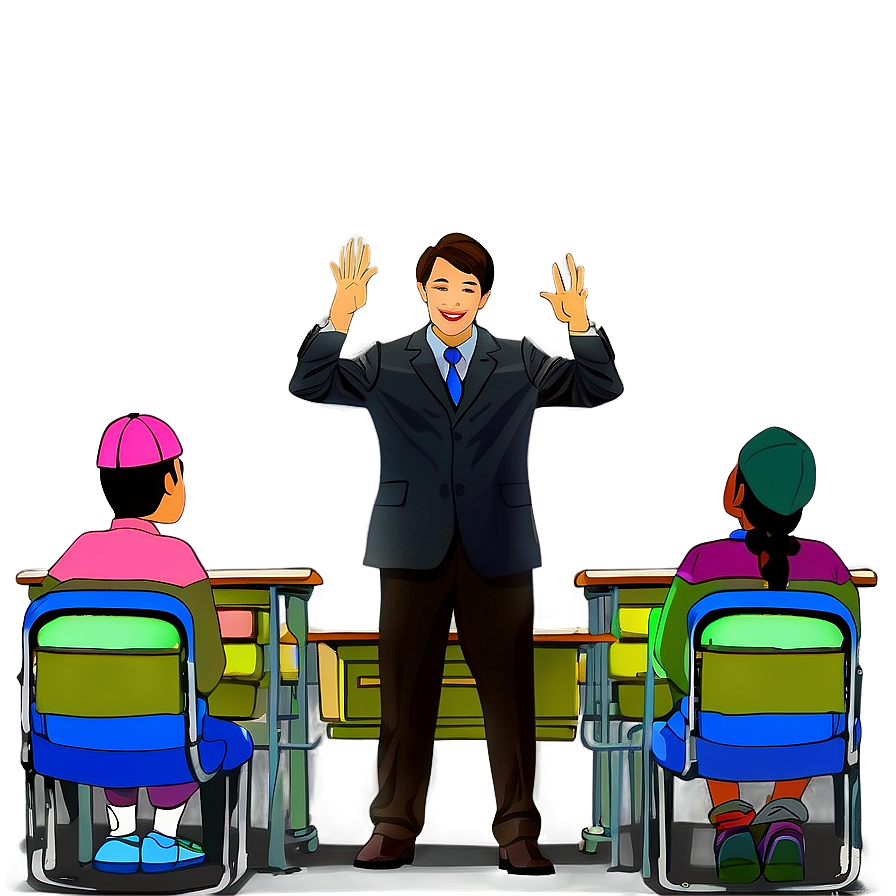 Classroom Scene Png 05232024 PNG image