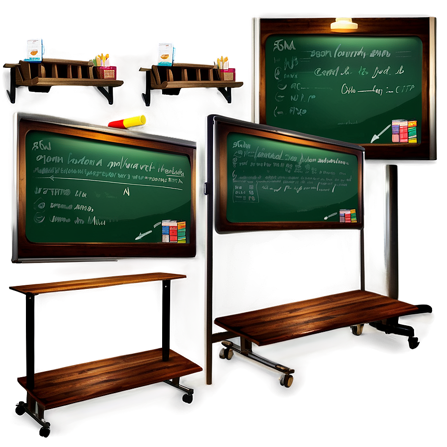 Classroom Whiteboard Png 4 PNG image