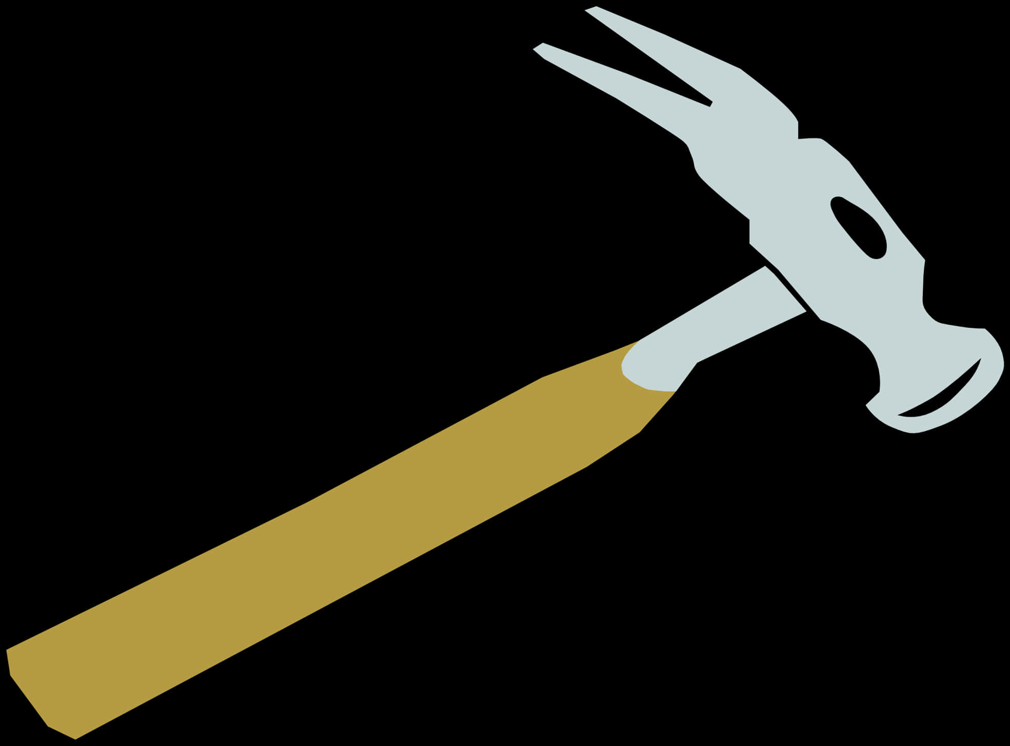 Claw Hammer Vector Illustration PNG image