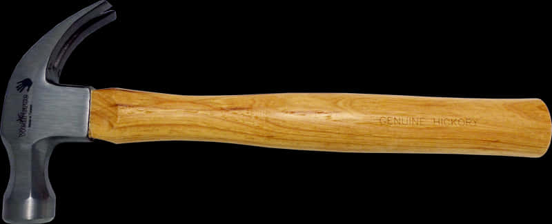 Claw Hammerwith Hickory Handle PNG image