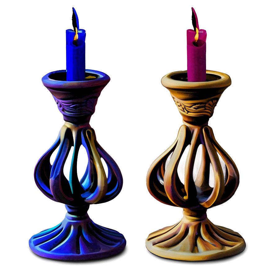 Clay Candle Holders Png 14 PNG image