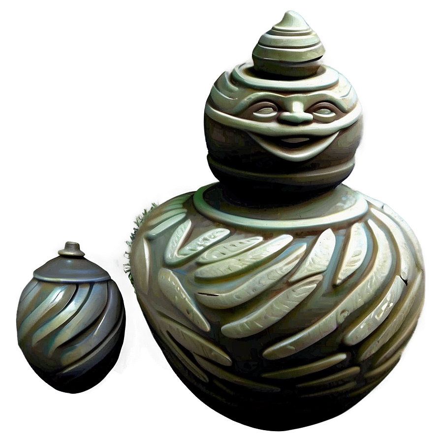 Clay Garden Ornaments Png Qck PNG image