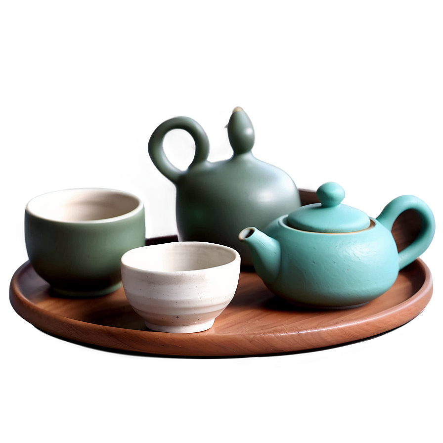 Clay Tea Set Collection Png Uhb63 PNG image