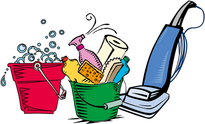 Cleaning Suppliesand Equipment Illustration PNG image