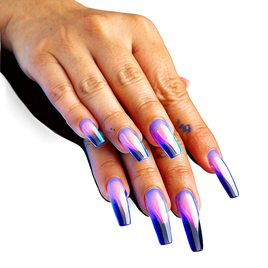 Clear Acrylic Nails Art Png 06202024 PNG image