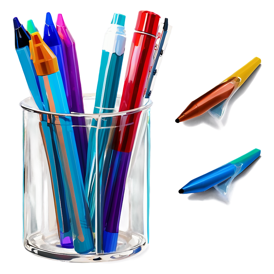 Clear Acrylic Pencil Holder Png 89 PNG image