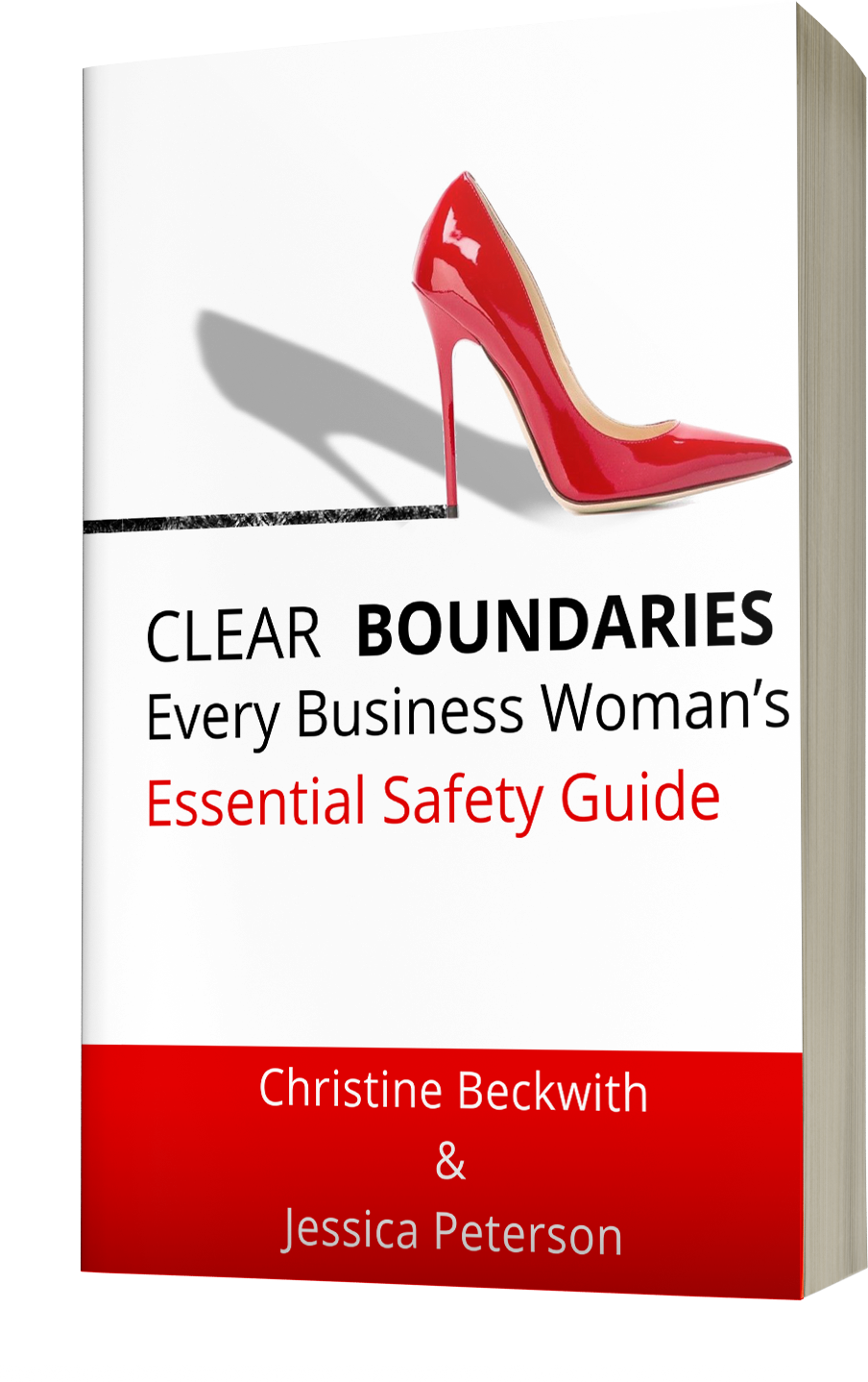 Clear Boundaries Business Woman Safety Guide Book Cover PNG image