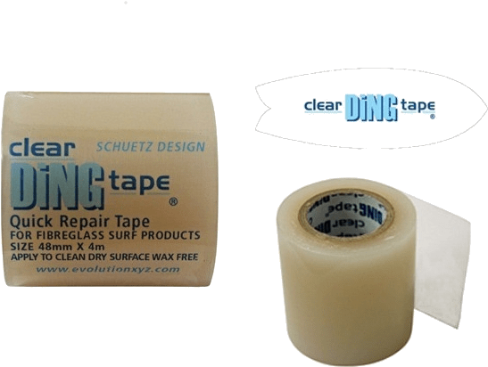 Clear Ding Tape Fiberglass Repair PNG image