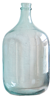 Clear Glass Bottle Transparent Background PNG image