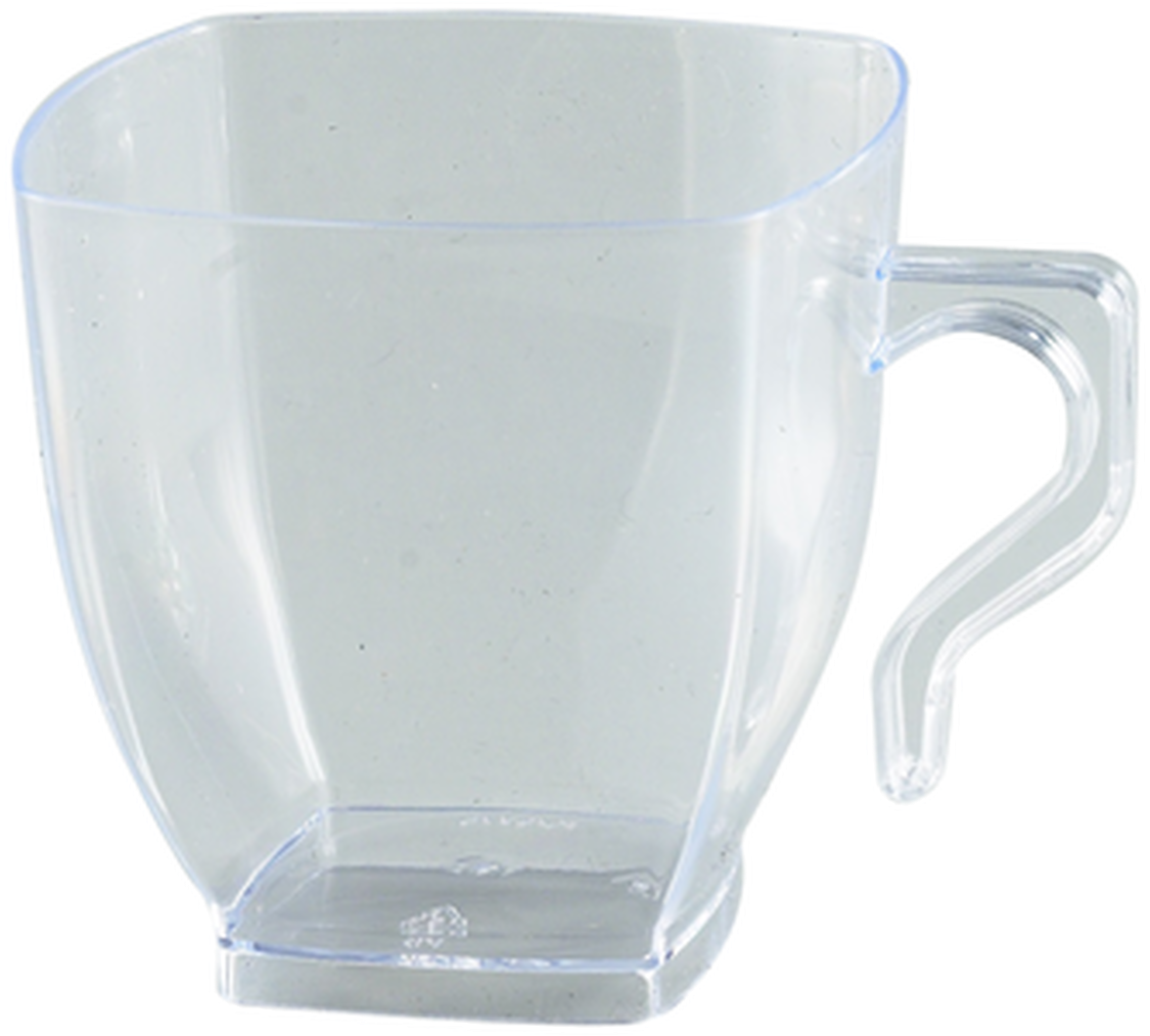 Clear Glass Tea Cup PNG image