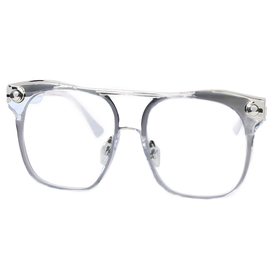 Clear Glasses D PNG image