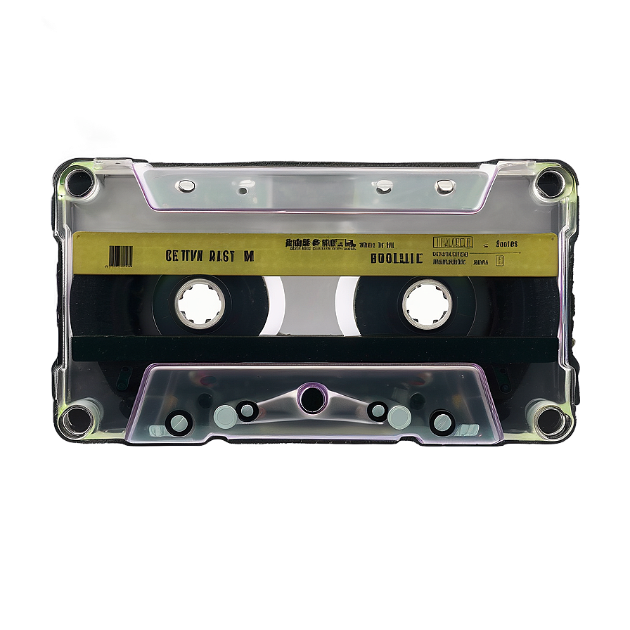 Clear Plastic Cassette Tape Png Dti32 PNG image