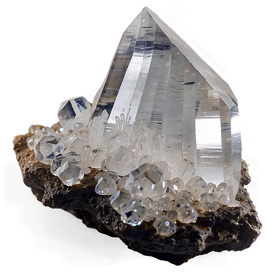 Clear Quartz Cluster Png Ceq PNG image