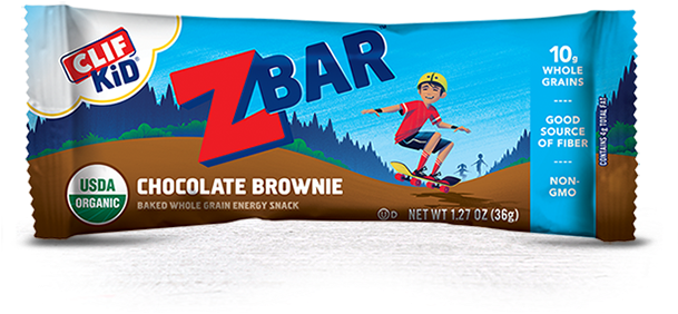 Clif Kid Z Bar Chocolate Brownie Energy Snack PNG image