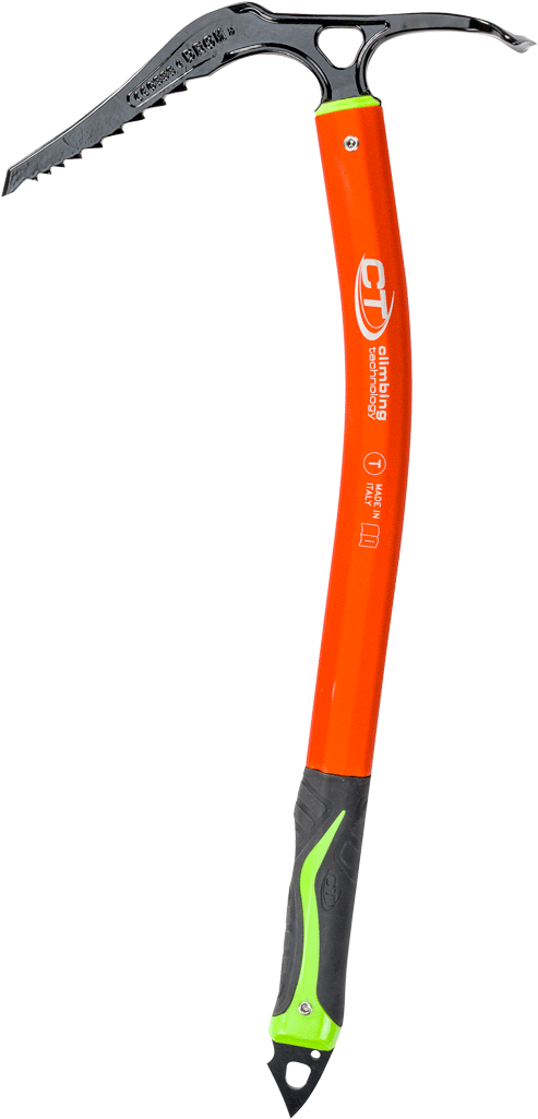 Climbing Axe Orange Handle PNG image