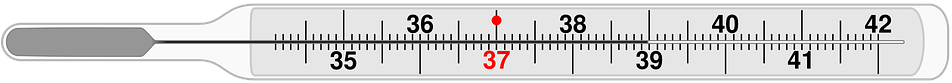 Clinical Thermometer Reading37 Degrees Celsius PNG image