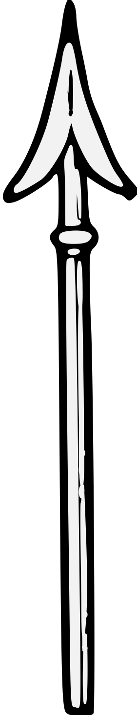 Clipart Black And White Spear, Hd Png Download PNG image