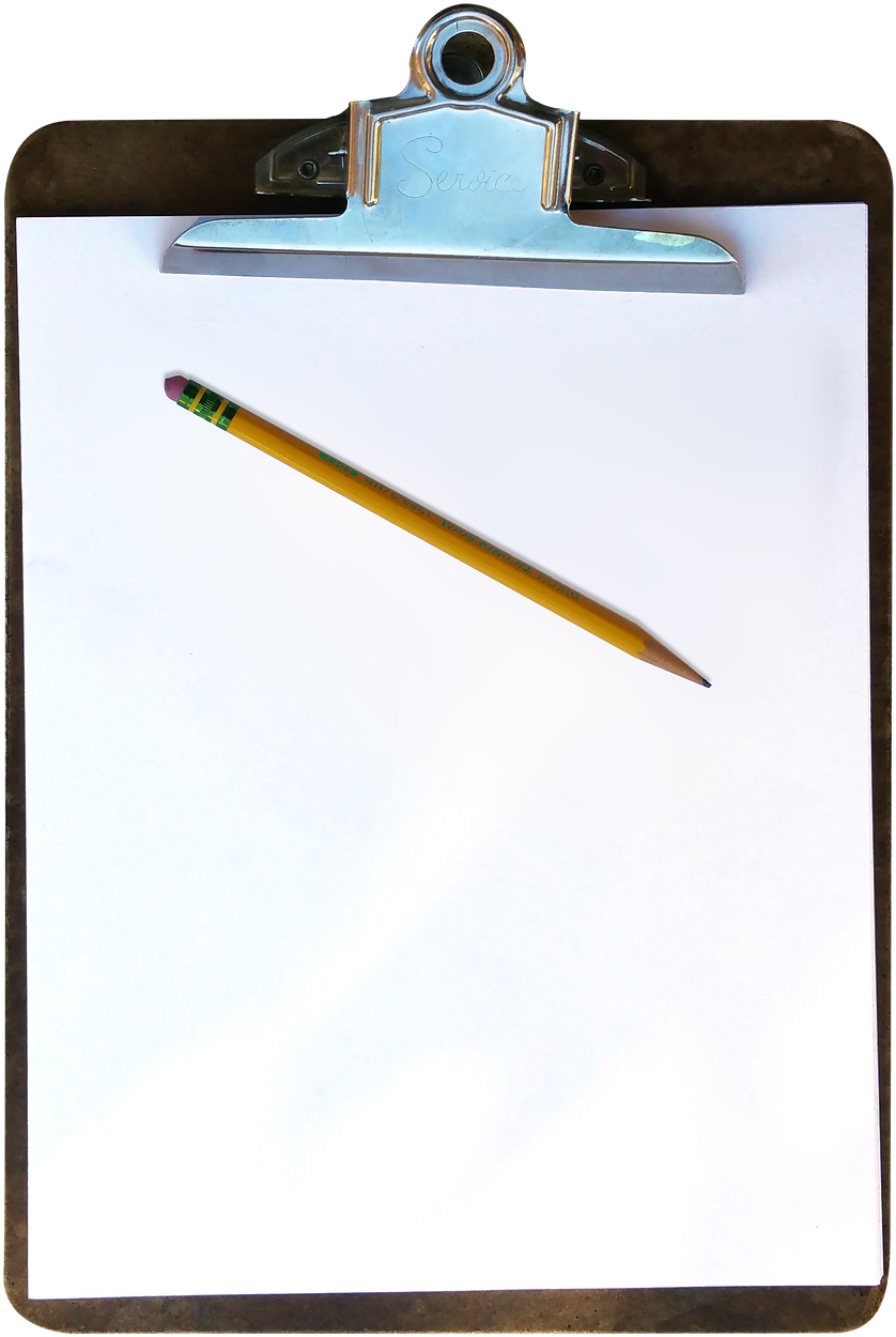 Clipboardwith Pencil PNG image