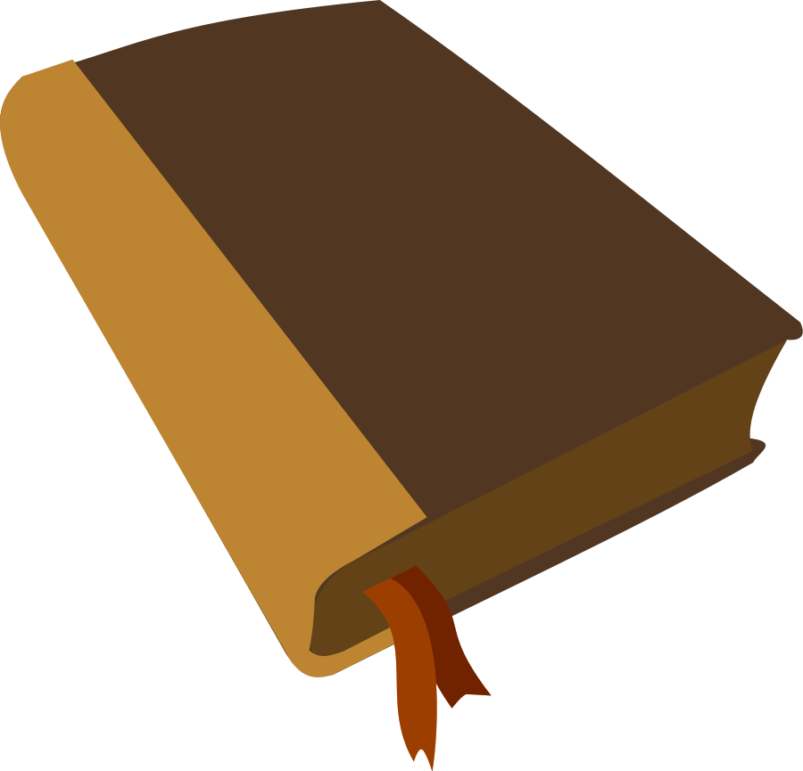 Closed Book Clipartwith Bookmark PNG image