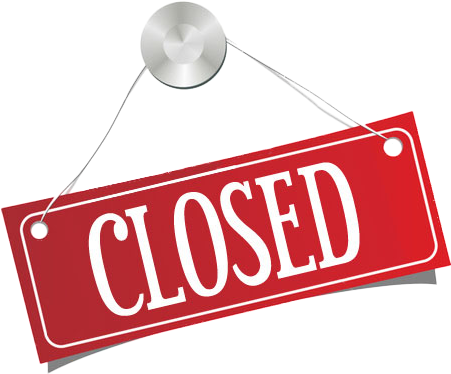 Closed Sign Hanging PNG image