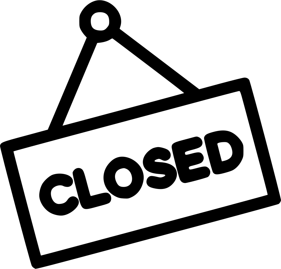 Closed Sign Illustration PNG image