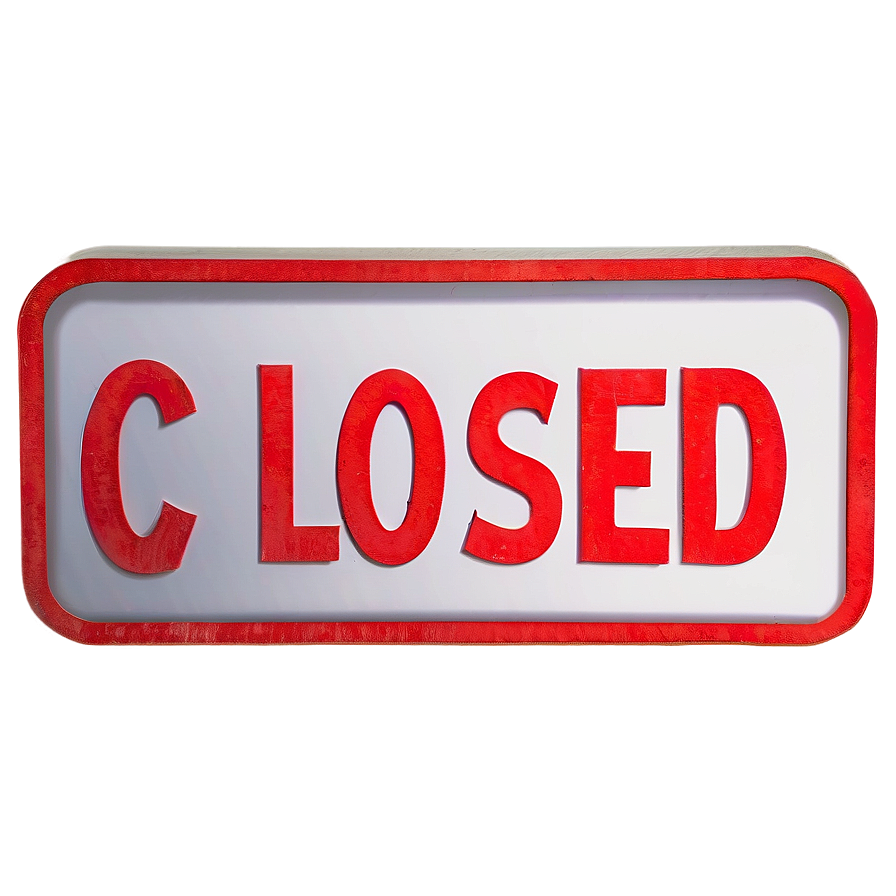 Closed Sign Png Ddu19 PNG image