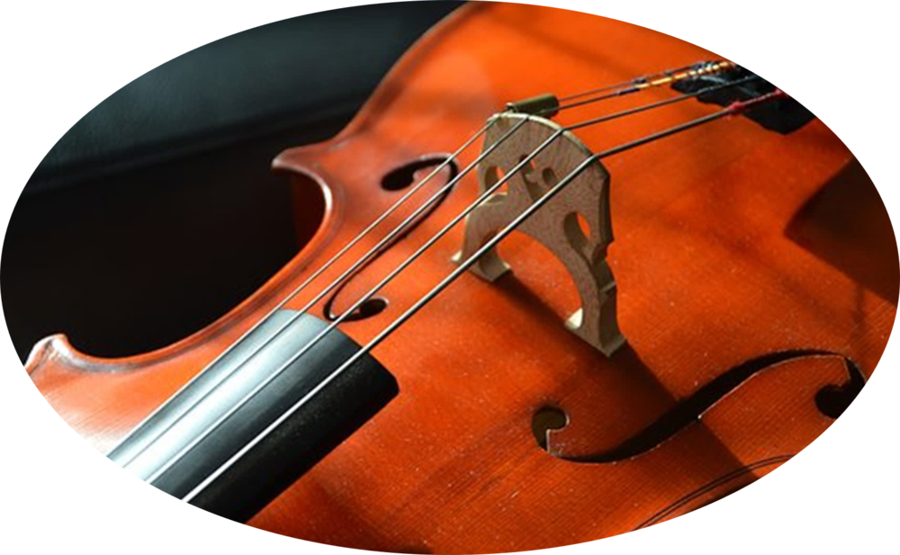 Closeupof Violinand Bow PNG image