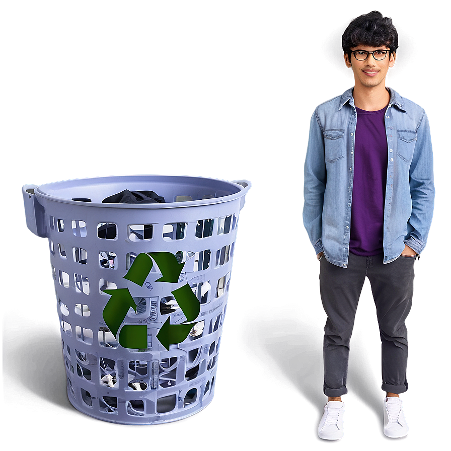 Clothing Recycle Bin Png 06252024 PNG image