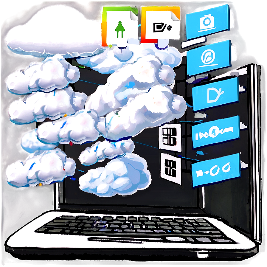 Cloud-based Learning Tools Png 05232024 PNG image