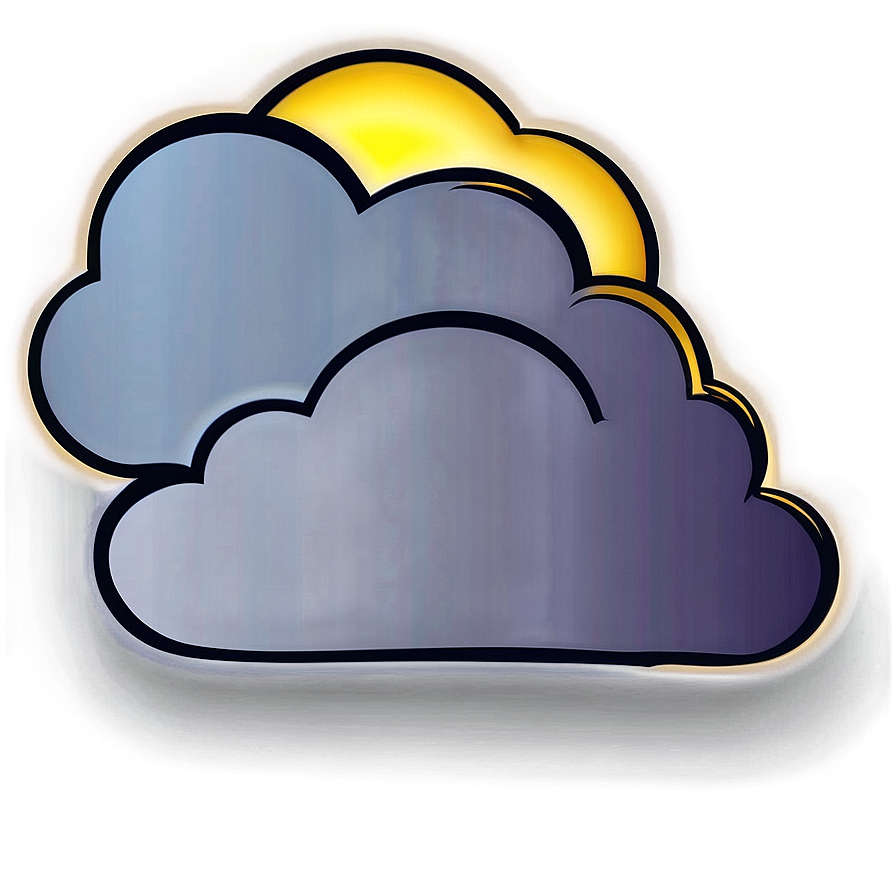 Cloud Border Clipart Png 05252024 PNG image