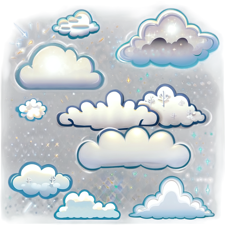 Cloud C PNG image