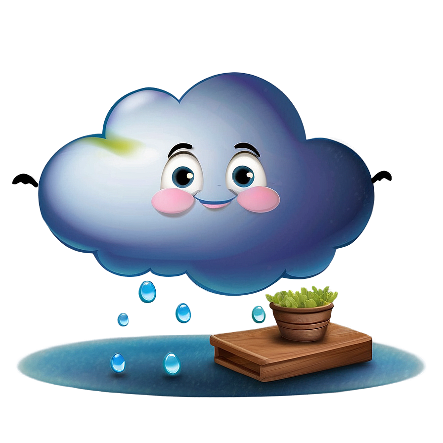 Cloud Cartoon Character Png 51 PNG image