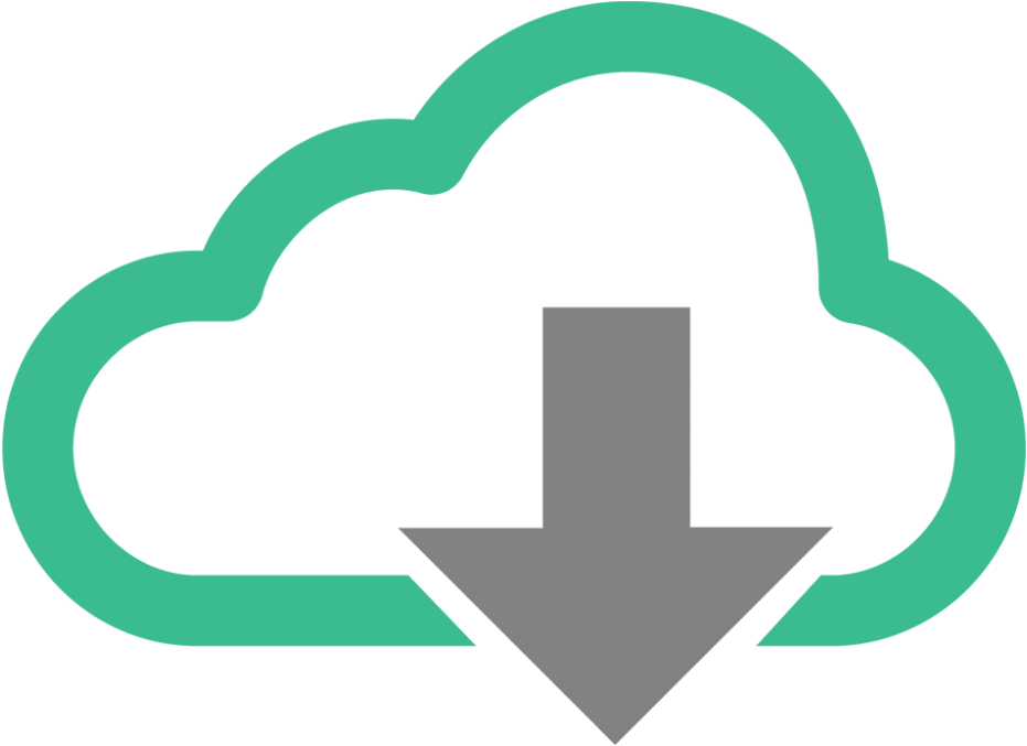 Cloud_ Download_ Icon_ Vector PNG image