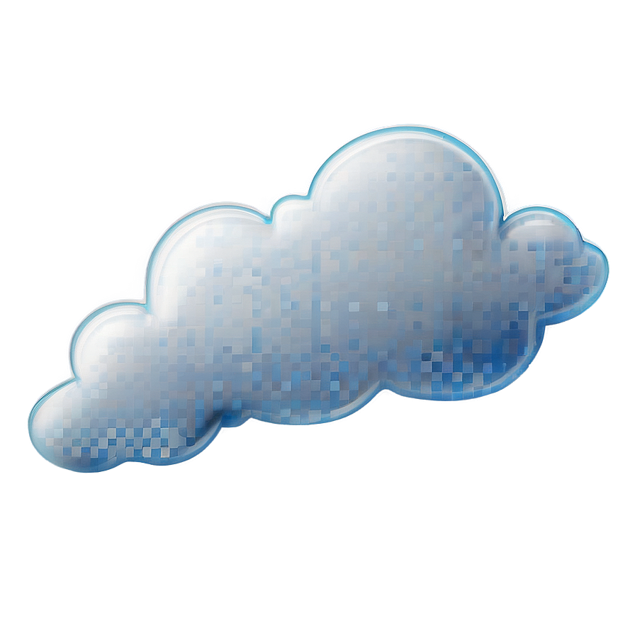 Cloud Emoji C PNG image