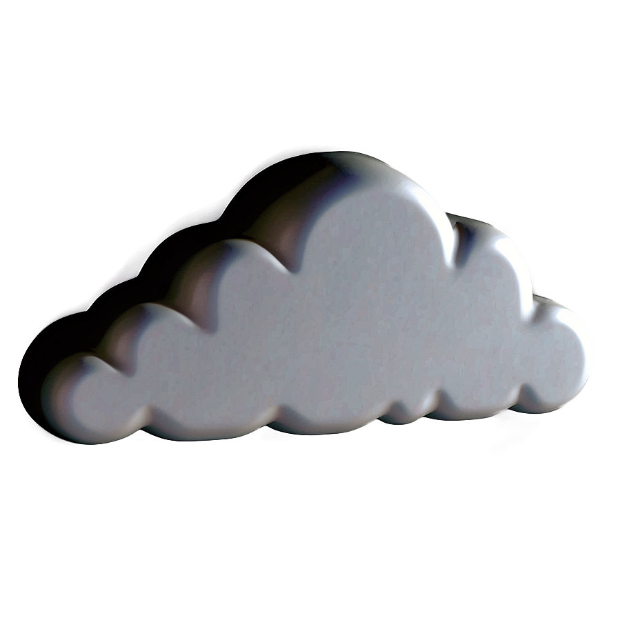 Cloud Emoji Png 25 PNG image