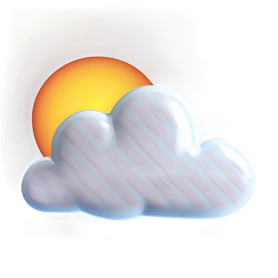 Cloud Emoji Png 29 PNG image