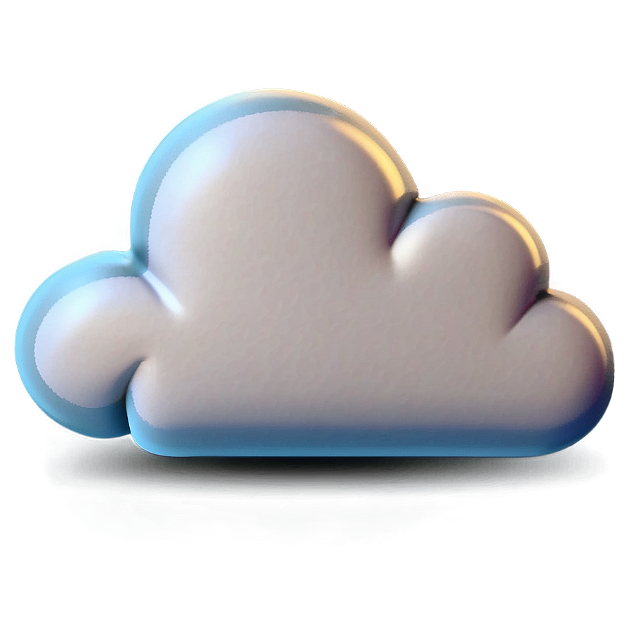 Cloud Emoji Png 42 PNG image