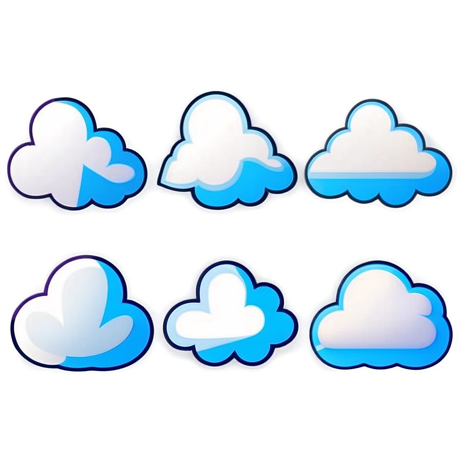 Cloud Emoji Png 50 PNG image